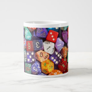 Grande Tasse dés multicolores
