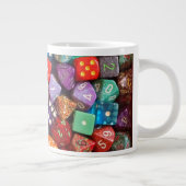 Grande Tasse dés multicolores (Droite)