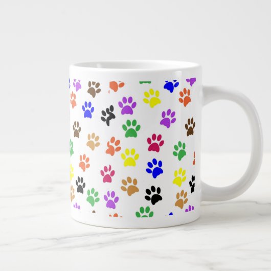 Grande Tasse Des pattes pour une pause à la cuppa ! (Droite)
