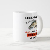 Grande Tasse Des pêcheurs légendaires de walleye sont nés en ju (Devant droit)