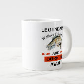 Grande Tasse Des pêcheurs légendaires de walleye sont nés en ma (Devant droit)