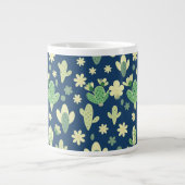 Grande Tasse Desert Cactus & Succulent Pattern (Devant)