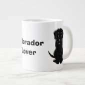 Grande Tasse Design Black Labrador (Devant droit)