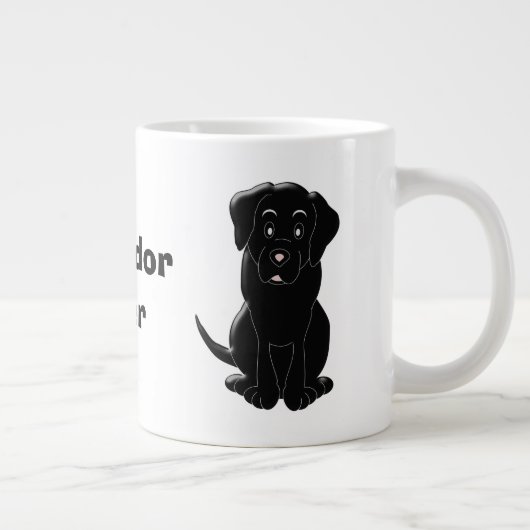 Grande Tasse Design Black Labrador (Droite)
