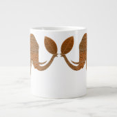 Grande Tasse Design d'art tribal des éléphants (Devant)