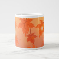 Design d'automne avec feuilles d'érable et effet b