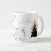 Grande Tasse Design d'impression en marbre pastel (Devant droit)