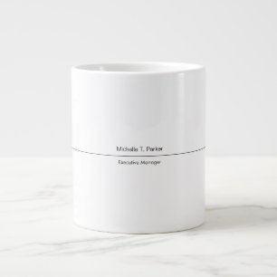 Grande Tasse Design épuré élégant professionnel moderne