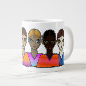 Grande Tasse Design féminin (Devant droit)