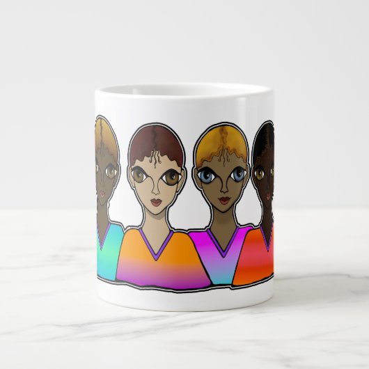 Grande Tasse Design féminin (Devant)