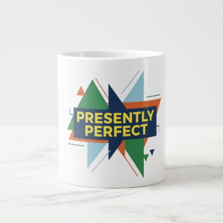 Grande Tasse Design Moderne Abstrait Parfaitement Présent