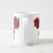 Grande Tasse Design Rose élégant (Dos)