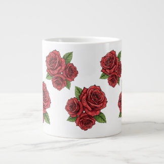 Grande Tasse Design Rose élégant
