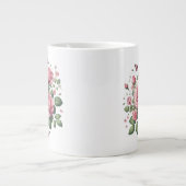 Grande Tasse Design rose rose (Devant)