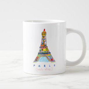Grande Tasse Dessin d'astuce de Paris