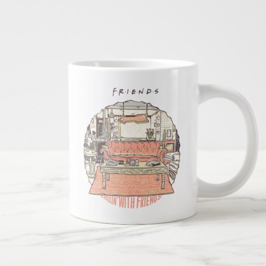 Grande Tasse Dessin de Chillin avec AMIS™ (Droite)