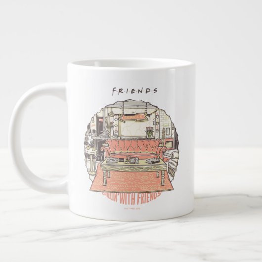 Grande Tasse Dessin de Chillin avec AMIS™ (Gauche)