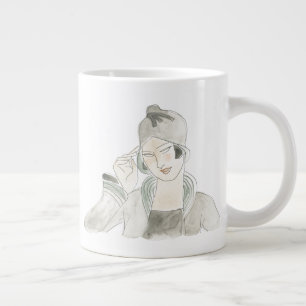 Grande Tasse Dessin de mode Flapper