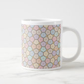 Grande Tasse Dessin de tranches de bois pastel (Droite)
