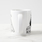 Grande Tasse Dessin général du constructeur de la maison (Dos)