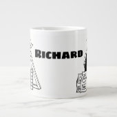 Grande Tasse Dessin général du constructeur de la maison (Devant)