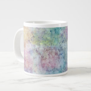 Grande Tasse Dessin libre abstrait à l'aquarelle