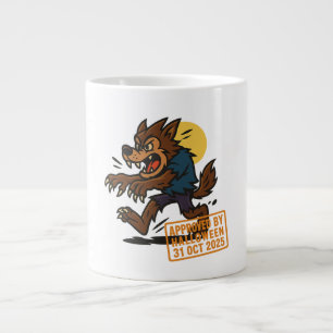 Grande Tasse Dessin Werewolf - Approuvé par Halloween