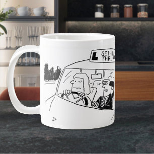 Grande Tasse Dessinateur de moniteur d'auto-école ou d'examinat
