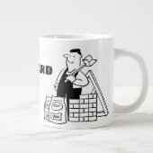 Grande Tasse Dessinateur général de maisons (Droite)