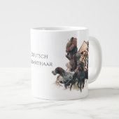 Grande Tasse Deutsch Drahthaar (Devant droit)