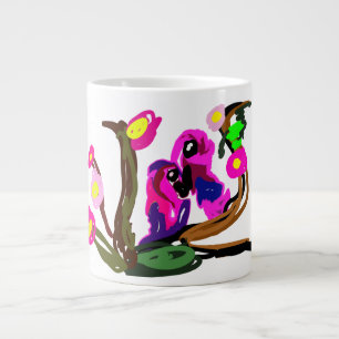 Grande Tasse Deux perroquets vivent 