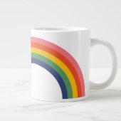 Grande Tasse Devis personnalisé vintage Arc-en-ciel (Droite)