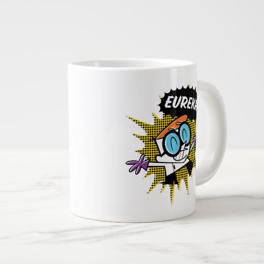 Grande Tasse Dexter "Eureka!" Halftone Callout Graphic (Devant droit)