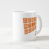 Grande Tasse Dexter "Genius At Work" (Devant droit)