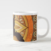 Grande Tasse Dia De Los Muertos Throw Pillow (Droite)