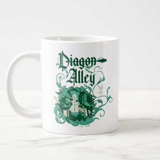 Grande Tasse DIAGON ALLEY™ Graphique Vintage (Gauche)