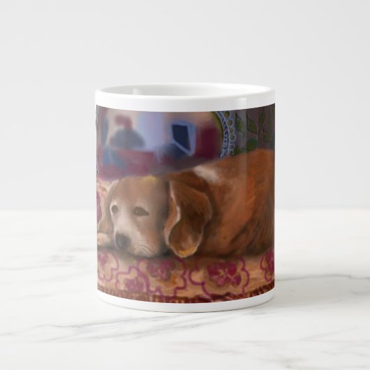 Grande Tasse Dicky, le doux chien (Devant)
