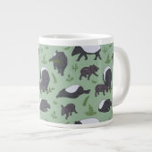 Grande Tasse Dîner en famille Tapir en vert (Devant droit)