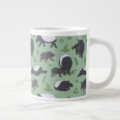 Grande Tasse Dîner en famille Tapir en vert (Droite)