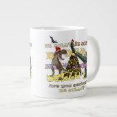 Grande Tasse Dinosaur Noël stressé (Devant droit)