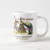 Grande Tasse Dinosaur Noël stressé (Droite)