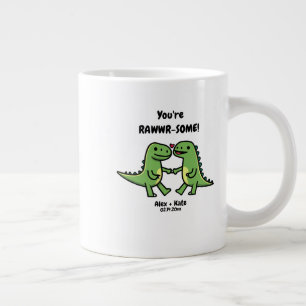 Grande Tasse Dinosaure Valentines