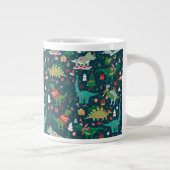 Grande Tasse Dinosaures festifs Motif de Noël (Droite)