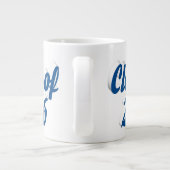 Grande Tasse Diplômé de la promotion 2026 texte bleu (Dos)