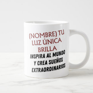 GRANDE TASSE DISEÑO REGALO PERSONALIZADO (NOMBRE)ENERGÍAINSPIRA
