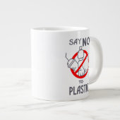 Grande Tasse Dites Non Au Plastique (Devant droit)