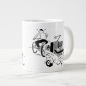 Grande Tasse DJ mobile ou jockey sur disque (Devant droit)