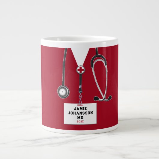 Grande Tasse Docteur Médicale School Grad (Devant)