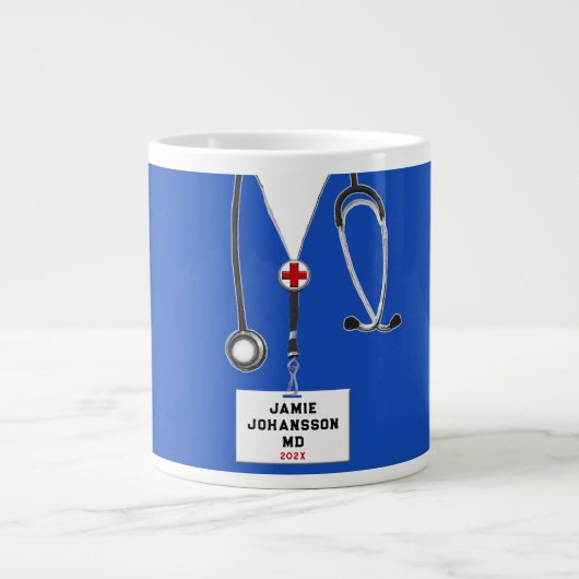 Grande Tasse Docteur Médicale School Grad (Devant)