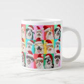 Grande Tasse Dogs and Cats with Santa Beard (Droite)